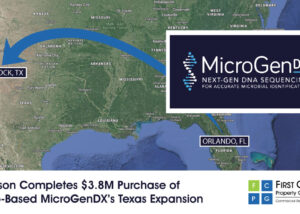 Dan Wilson Completes MicroGenDX's Texas Expansion