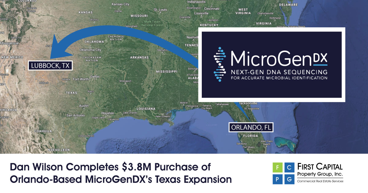 Dan Wilson Completes MicroGenDX's Texas Expansion
