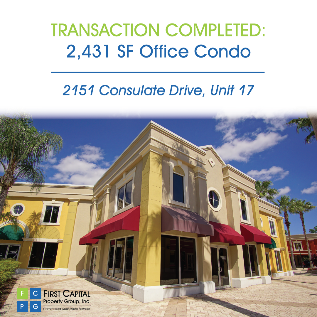 2151 Consulate Drive Transaction Completed