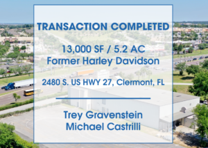 Former Harley Davidson Transaction Complete