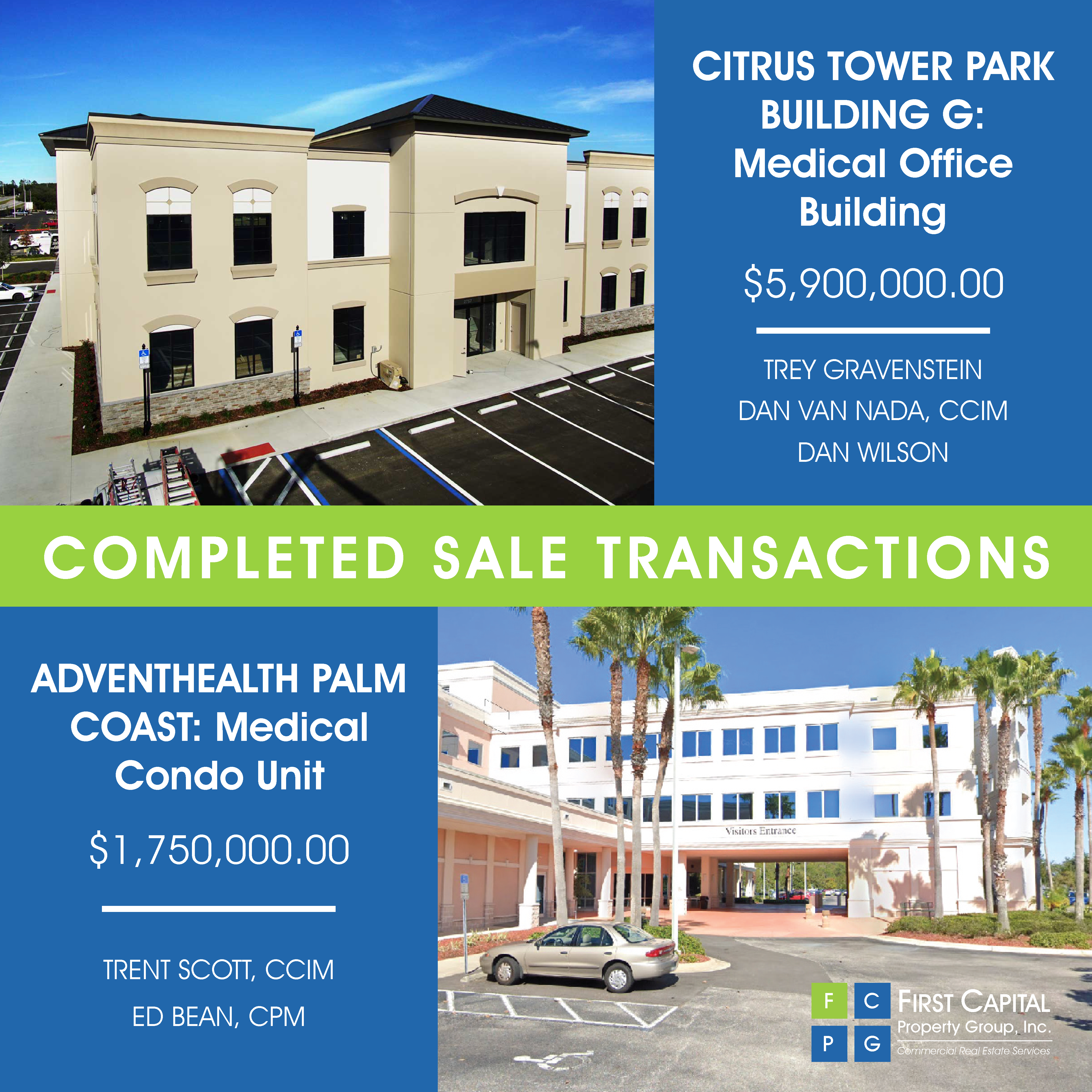 Completed Medical Sale Transactions