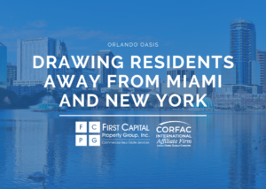 Drawing residents away from miami and new york