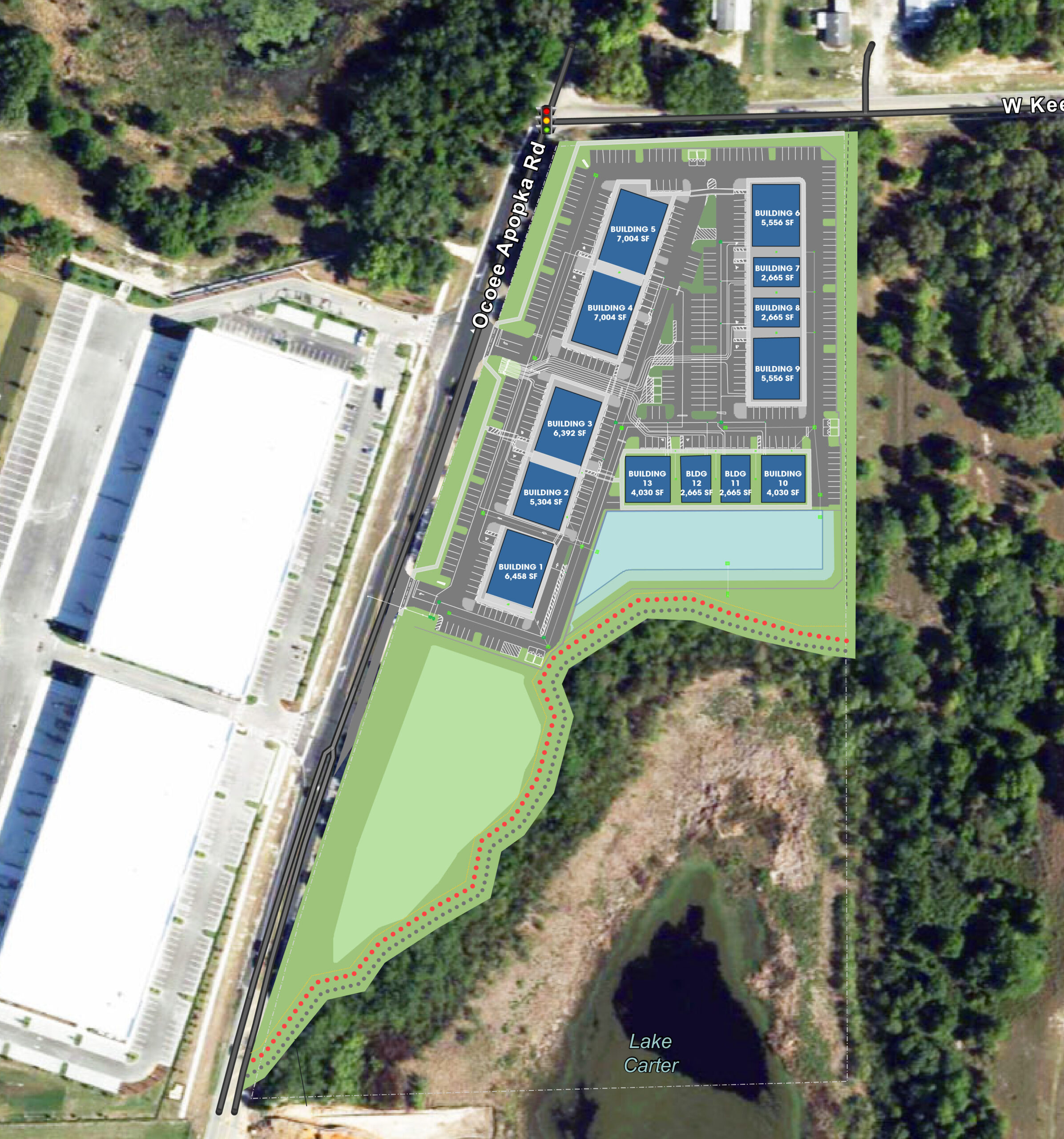 Lake Carter Exchange Site Map