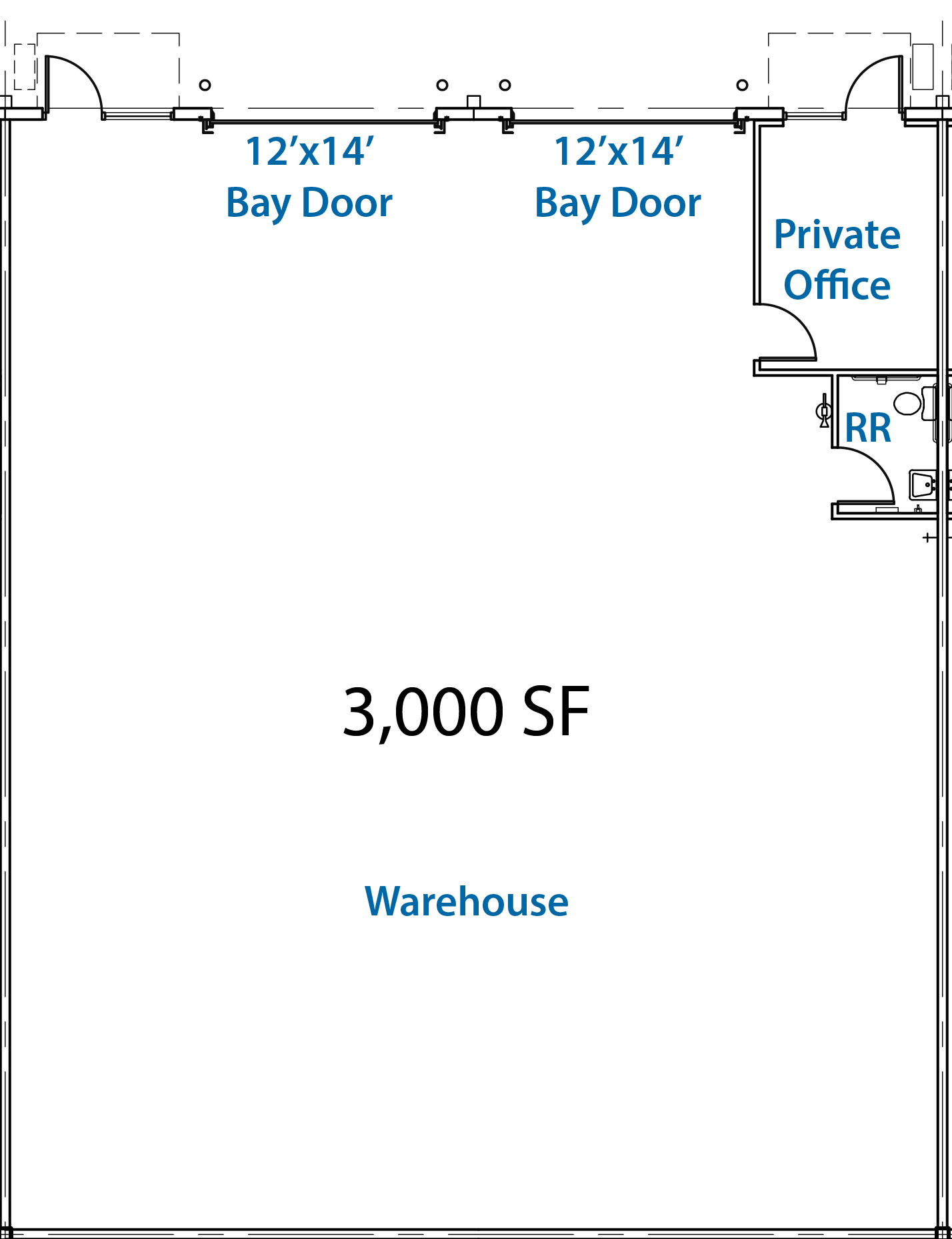 3,000 SF 3,000 SF