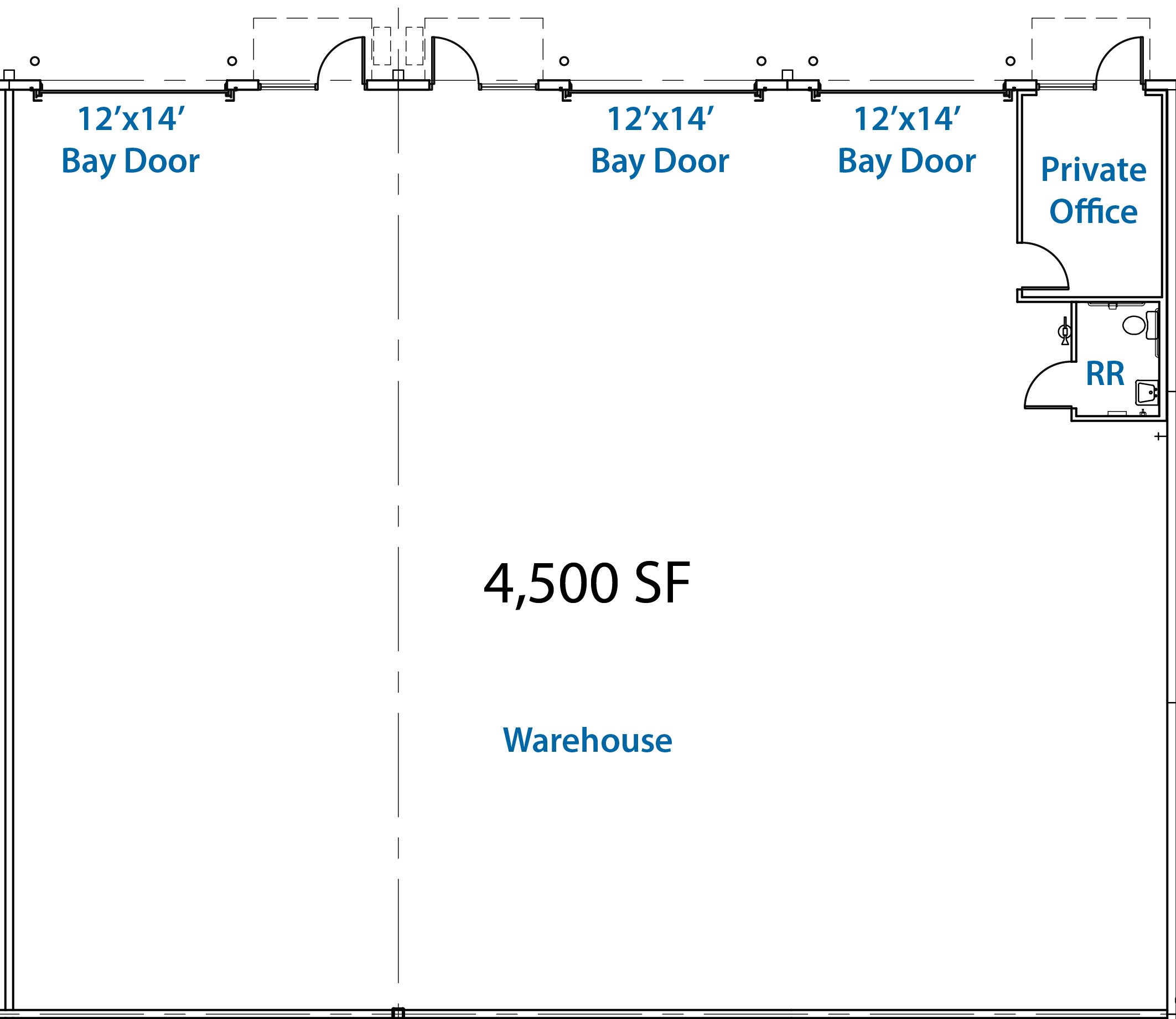 4,500 SF 4,500 SF